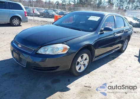 2013 Chevrolet Impala Ls z USA, uszkodzony, nr VIN 2G1WA5E31D1197268